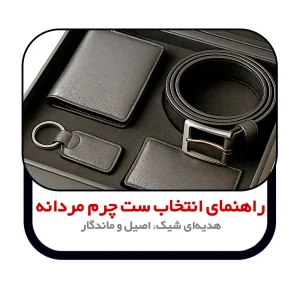 راهنمای انتخاب ست چرم مردانه ؛ هدیه‌ای شیک، اصیل و ماندگار