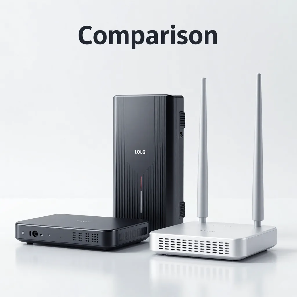 Comparison chart of different 4G modem specifications