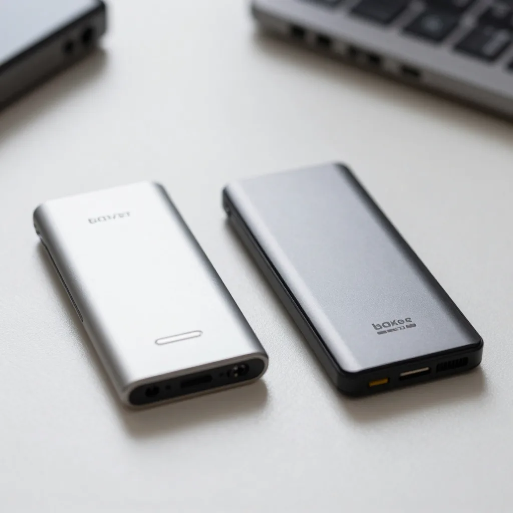 Comparison of different types of mobile modems side by side on a desk