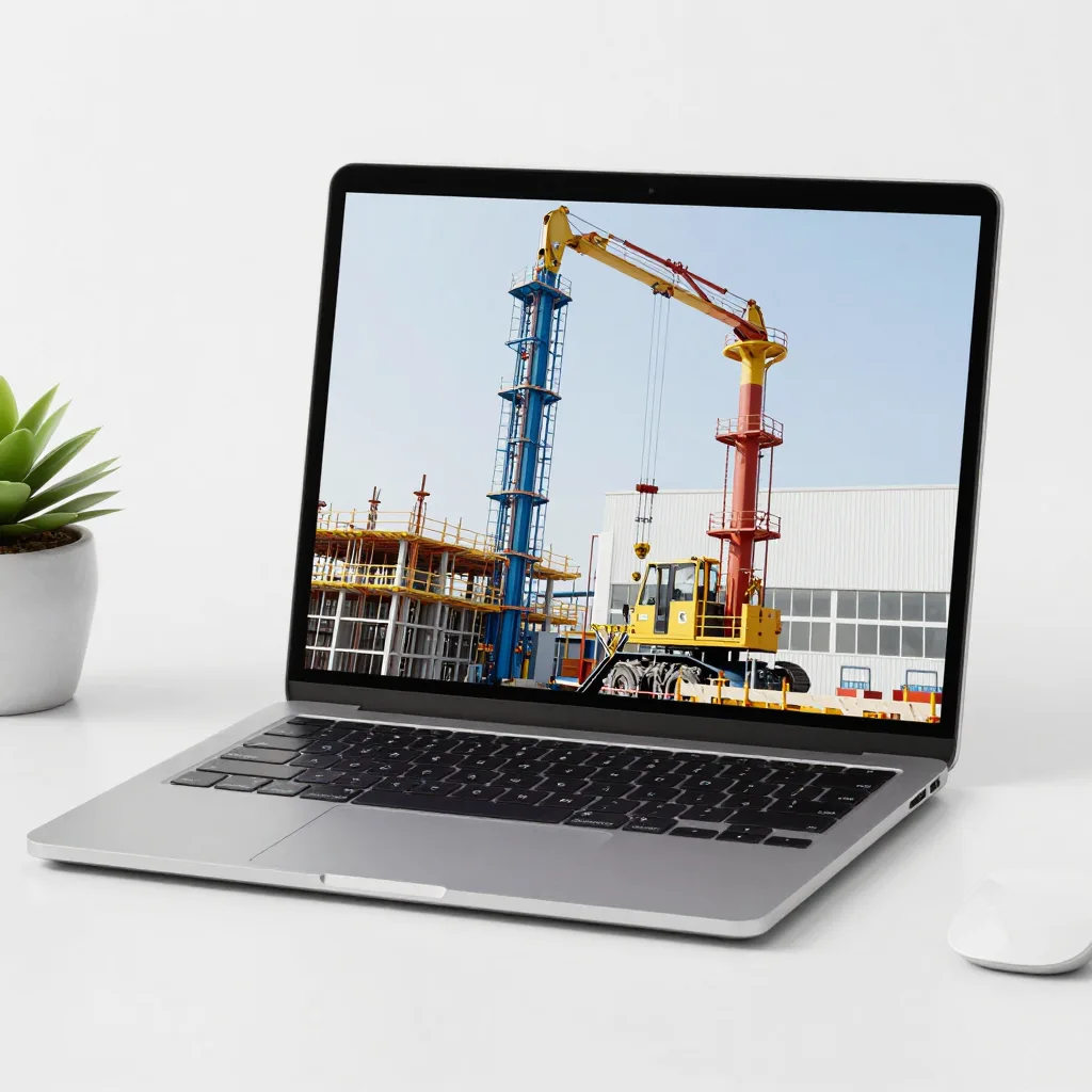 Construction of industrial factory and installation of machinery